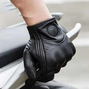 Winter -Motorradhandschuhe und Sommer -Motocross -Schutzausrüstung Bildschirm Touchhandschuhe echtes Leder für BMW Honda R1200GS R1250GS F900XR 10 Hauptverkaufshandschuh Honda - №9