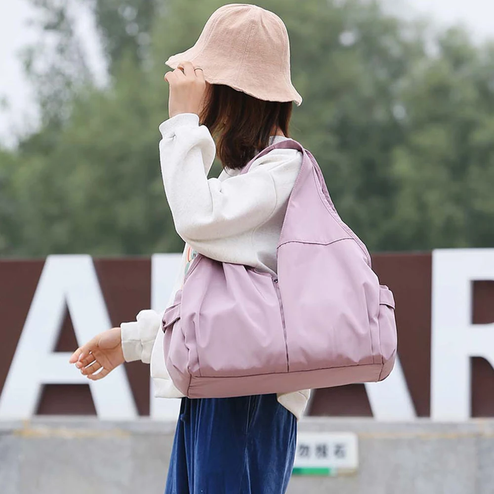 Bolso de gimnasio para mujer, bolsa de entrenamiento de Yoga, bolsa de almacenamiento de viaje al aire libre, bolsa de equipaje, XA191Y