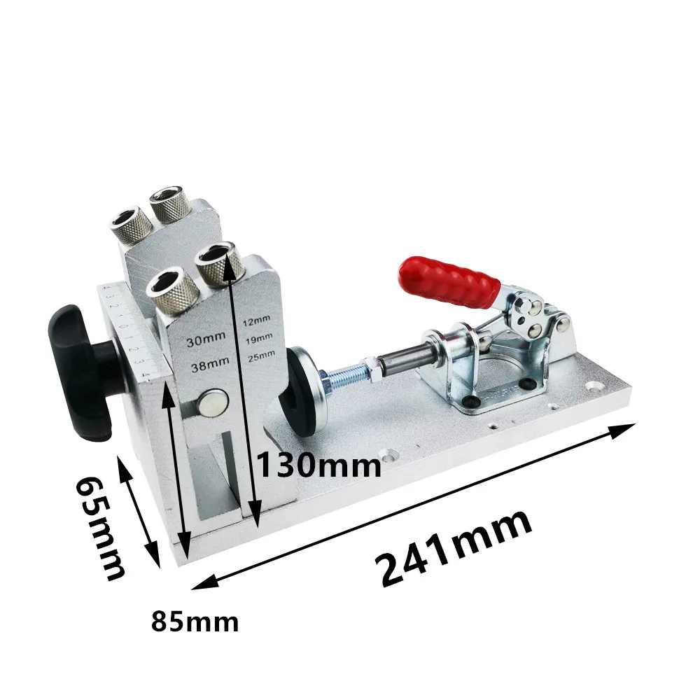 ช่างไม้ Pocket Hole FIXTURE System ท่องเที่ยวช่างไม้ Toolkit เอียงรูเจาะเครื่องมือ Camp 9.5 มม.เจาะชุดเครื่องมือ HT174