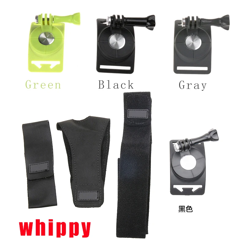 360 Degree Rotation Hand Wrist Strap for GoPro Hero 10/9/8/7/6/5/4 Go pro Hand Mount Holder Leg Band for Xiaomi yi 4k SJ4000