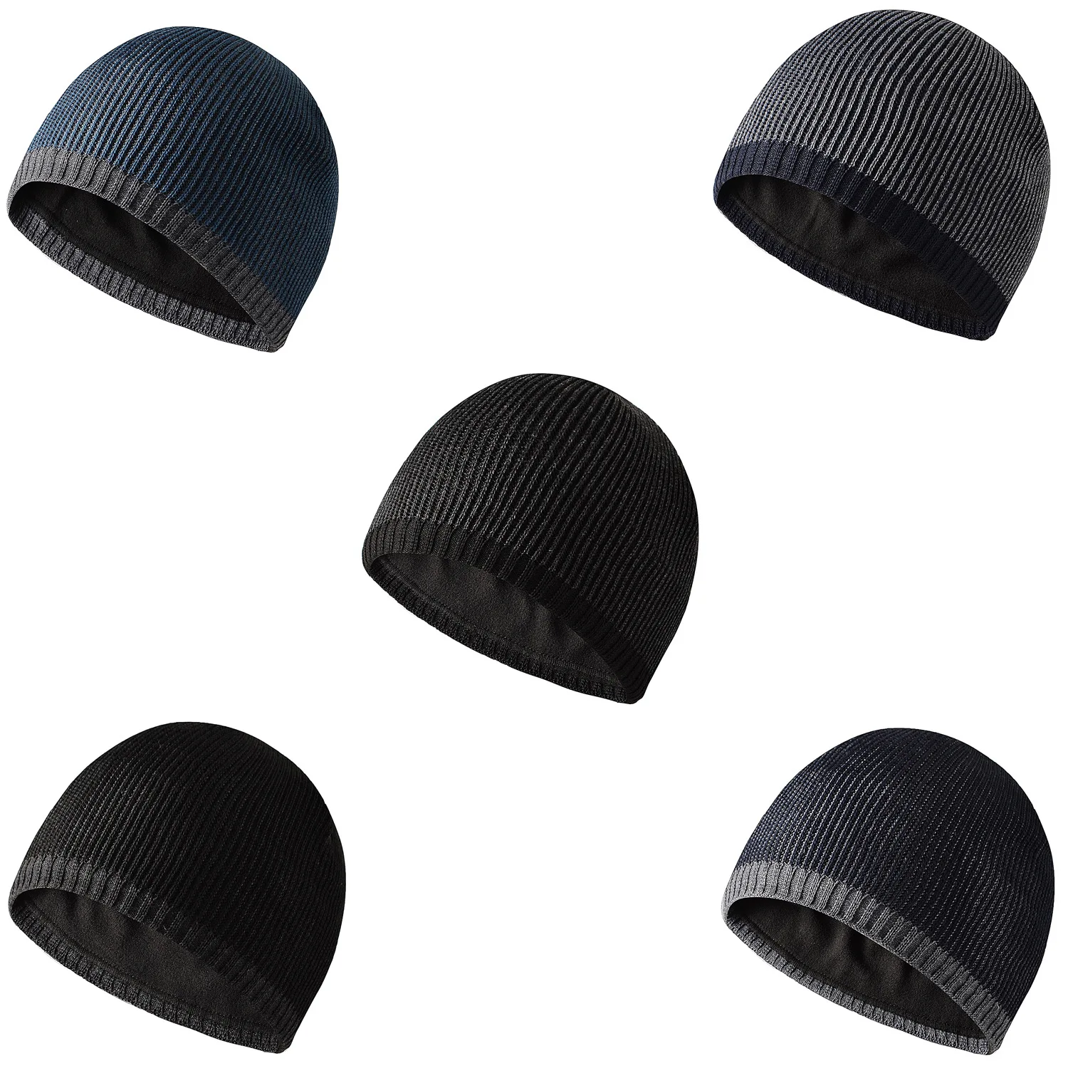 Fashion Women Men Autumn Winter Warm Skullies Beanies Thermal Knitted Hats Male Outdoor Windproof Beanies Thick Hedging Caps