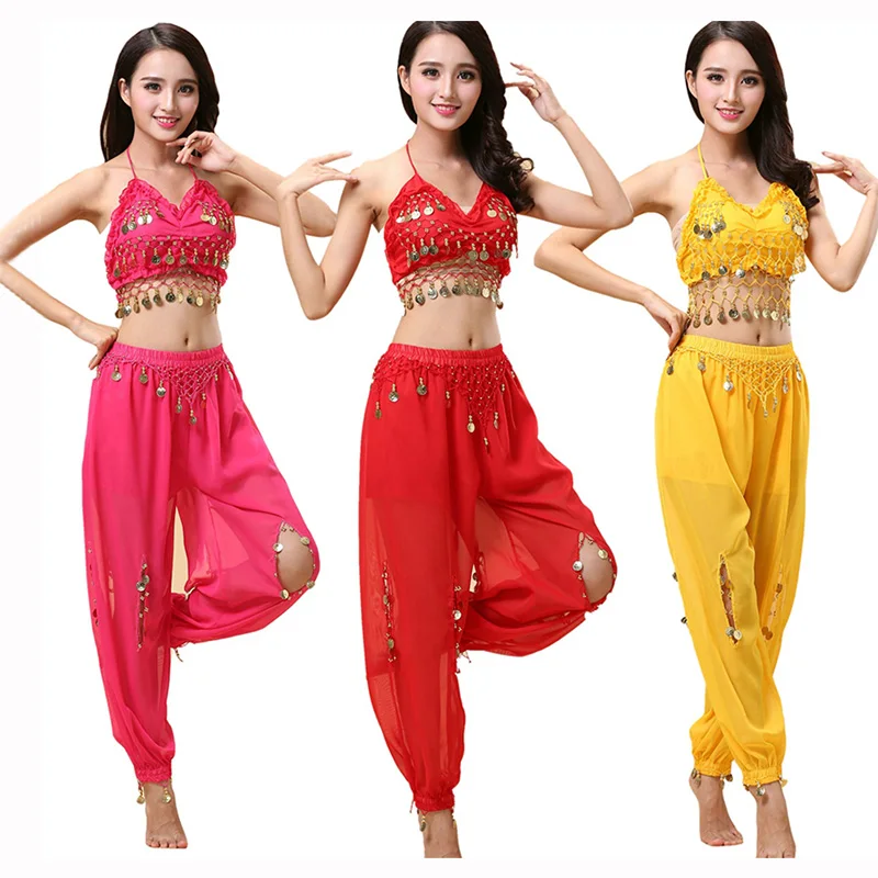 2 Piece Set Professional Oriental Dance Costumes Women Belly Dance for Woman Indian Dance Costume Bollywood Dress for Adults