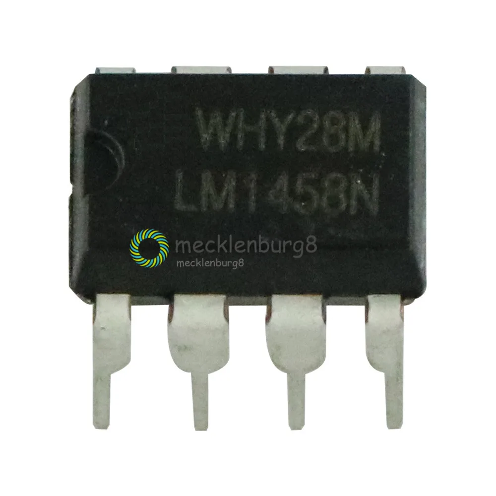 10PCS LM1458N LM1458 1458 IC DUAL OPERATIONAL AMPLIFIER