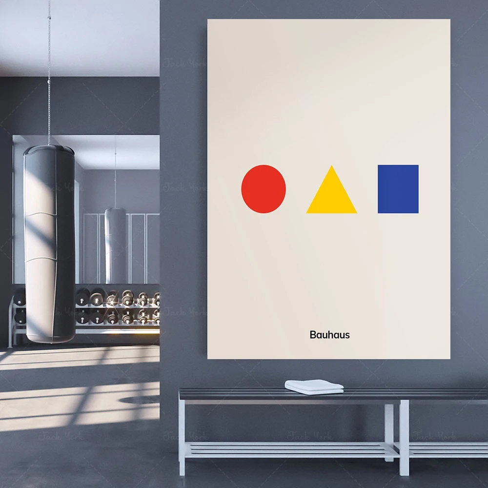 Bauhaus Poster, Bauhaus Exhibition Poster, Bauhaus Wall Art, Walter Gropius Print Premium