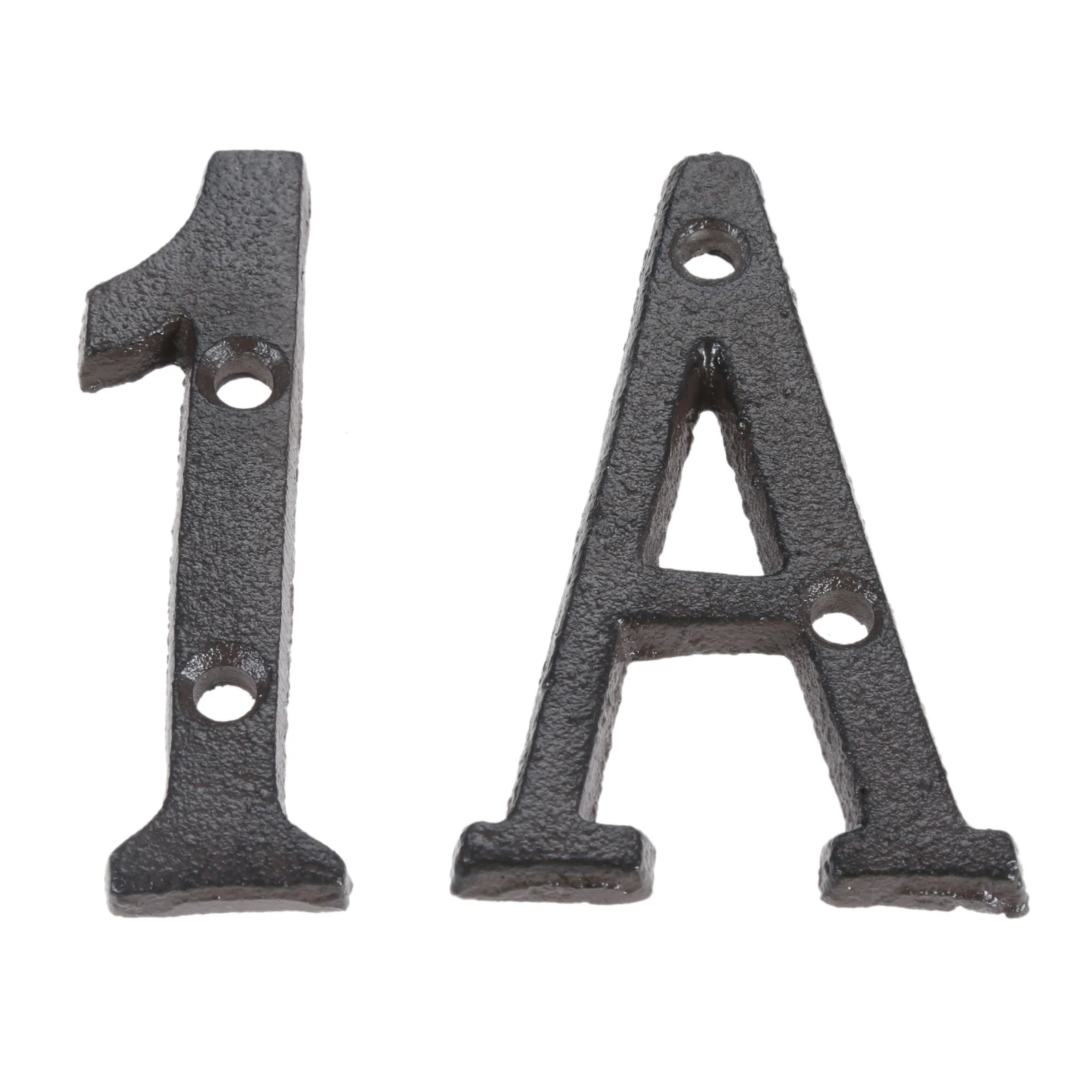 Letrero De Números De Letras De Metal Con Tornillo, Placa De
