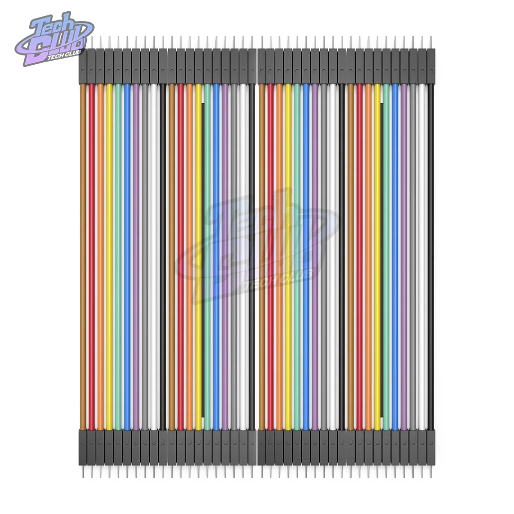 Câbles Dupont 40 broches mâle à mâle, mâle à femelle et femelle à femelle, 10/20/30/40CM, pour PCB Arduino, DIY