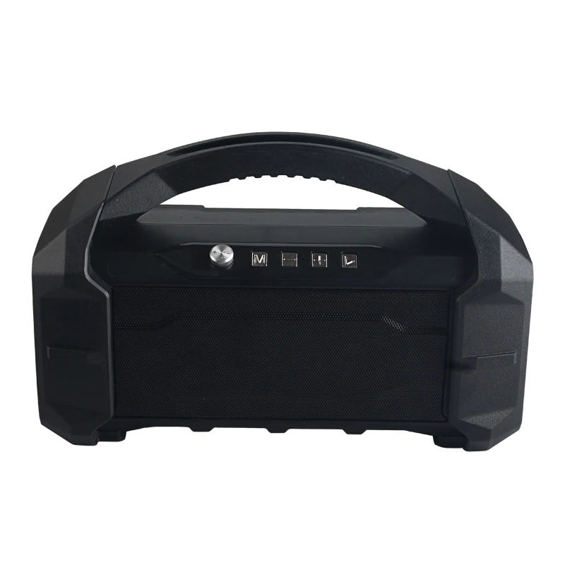 Портативный bluetooth-динамик с микрофоном, беспроводная уличная музыкальная стерео колонка с басами, сабвуфером, поддержкой FM, TF, Aux и диктофона