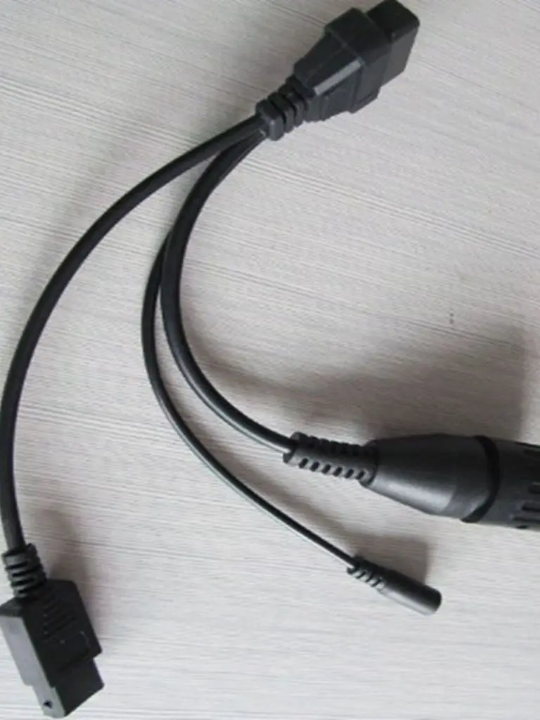 for Bmw Motorcycle Diagnostic Cable Icom D Cable OBD2 16PIN TO 10PIN and 3PIN ICOM D Serials MotorCycles Connector Adapter