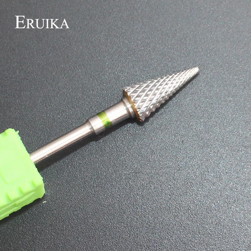 ERUIKA 1pc Umbrella Carbide Nail Salon Drill Bits Electric Manicure Drill Machine Rotary Burr Nail File Remove Clean Accessory