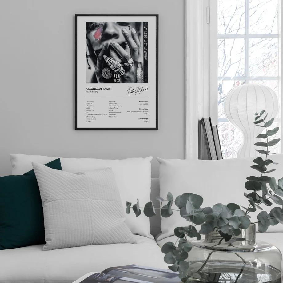 

Singer Album Cover AJ Tracey Anti Babel Blacklisted Wall Art Print Canvas Painting Nordic Poster Decor Pictures For Living Room