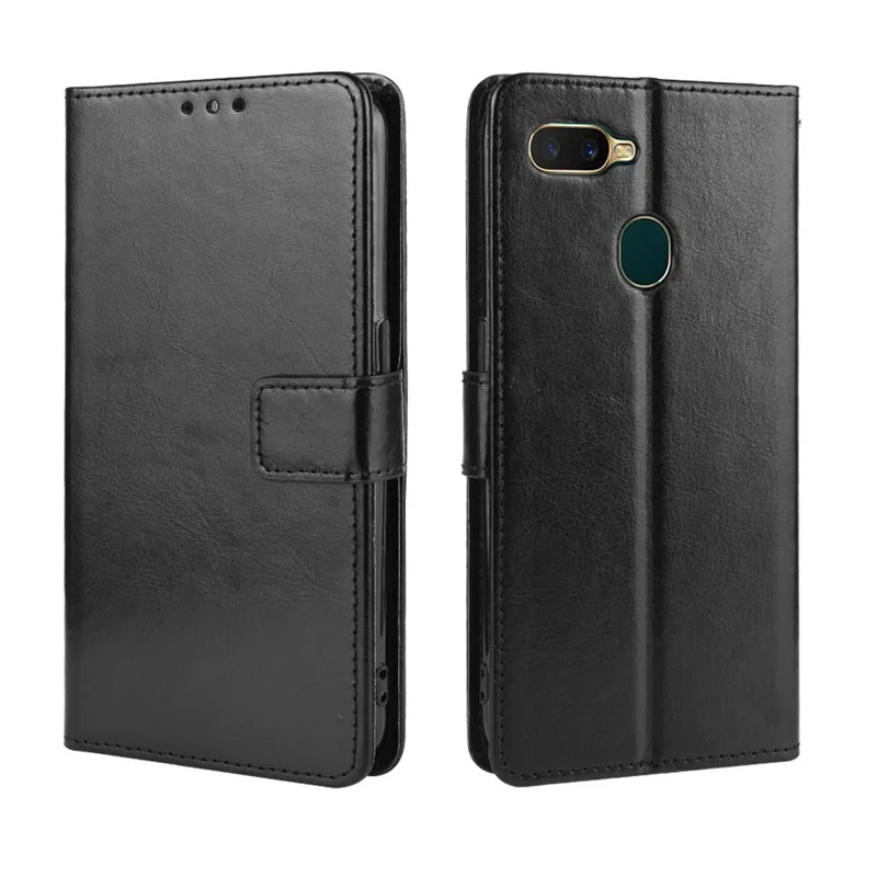 OPPO AX7 Case OPPO A7 Case Luxury Leather Flip Wallet Phone Case For OPPO A X7 CPH1903 CPH 1903 Case Stand Function Card Holder