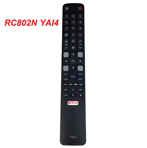 Original RC802N YAI1 / RC802N YAI4 For TCL Smart TV Remote Control 49C2US 65C2US 75C2US 43P20US 50P20US 55P20US 60P20US 65P20US