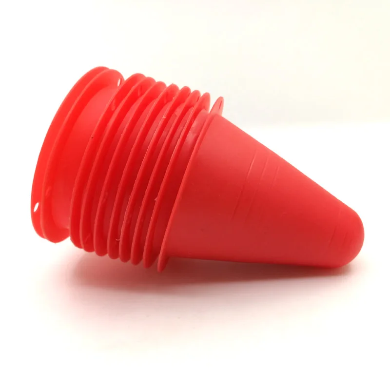 AXSPEED 10PCS Plastic Training Road Marker Cone Pylons for Sakura D3 Axial SCX10 TRX4 1/10 RC Car Tractor Truck Traffic Cones