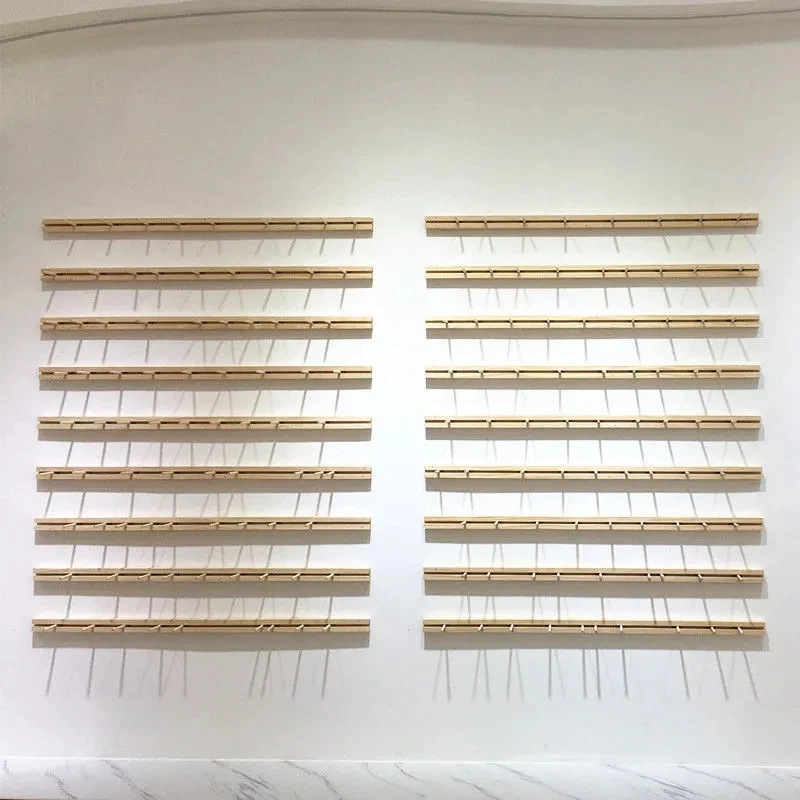 Wooden Earrings Necklace Jewelry Hanger Organizer Storage Display Jewelry Shop Slide Splicing Wall-mounted Wall Dedicated Decor