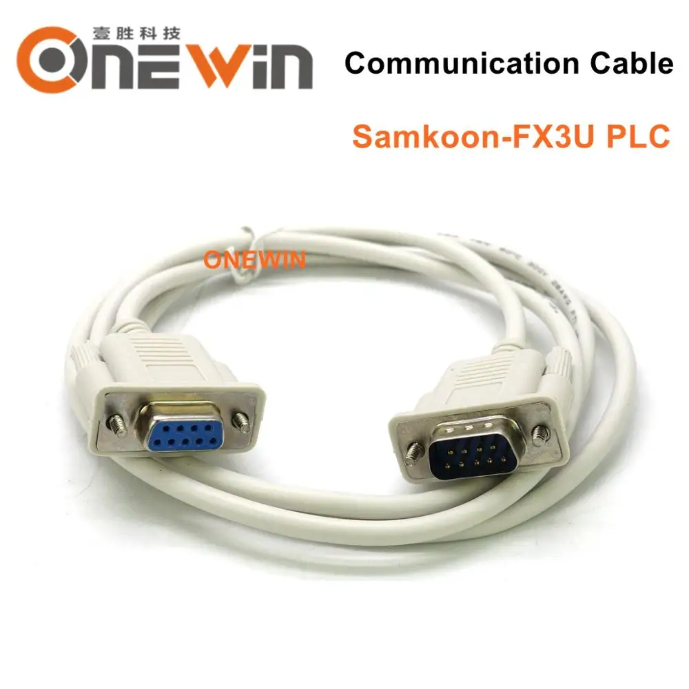 Samkoon HMI touch screen connect FX3U PLC  program communication cable  EA SA SK AK All Series