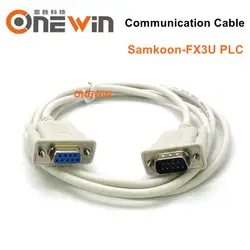 Samkoon HMI touch screen connect FX3U PLC  program communication cable  EA SA SK AK All Series