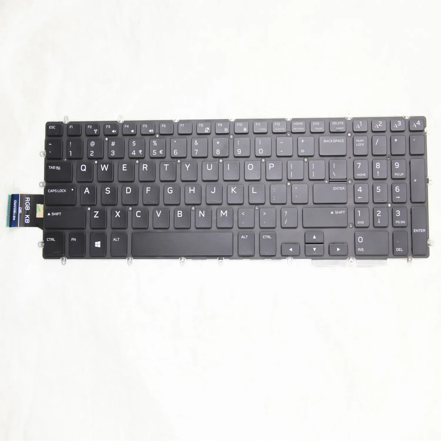 Imagem -03 - Teclado Americano para Computador Dell com Luz de Fundo Alw15m M15 P79f P79f001 para Laptop em Inglês