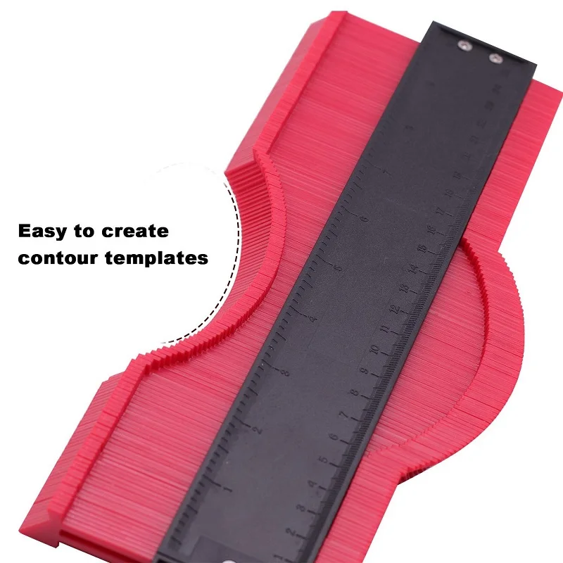 Wide Contours Gauge Arc Régua, Escala De Curvatura Do Modelo, Cópia, Laminado, Perfil, 10cm