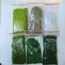 60 그램/몫 인기 잔디 분말 잔디 몰려 나일론 장난감 모델 건설 기차 재료 디오라마 모래 테이블