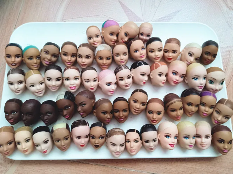 Rare collezione limitata teste di bambola principessa bambola pratica trucco testa calva ragazza giocattolo fai da te Ken Prince teste di bambola giocattolo