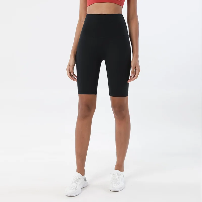 TRY TO BN Calções de ginástica feminino calças de yoga cintura alta sexy hip lifting workout fitness leggins apertados mulher ciclismo shorts 24 colo