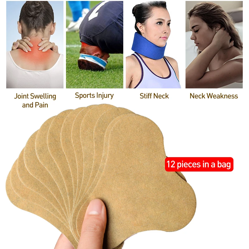 48pcs Sumifun Neck Patch Joint Cervical Spondylosis Pain Relief Sticker Rheumatoid Arthritis Wormwood Plaster Health Care K04801