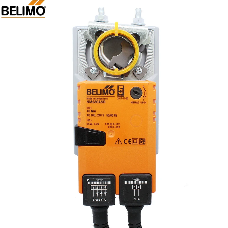 

BELIMO 10Nm NM230ASR Modulating Damper Actuator NMU230SR FOR HVAC System with Position Sensor Feedback DC 2 ... 10V