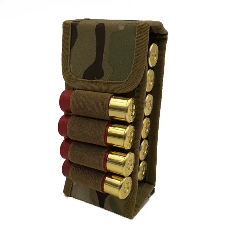 Shotgun Cartridge Belt Bag Shell Tactical Airsoft Bullet Holder Hunting 12 Rifle Gauge Carrier Case Ammo Pouch Bag