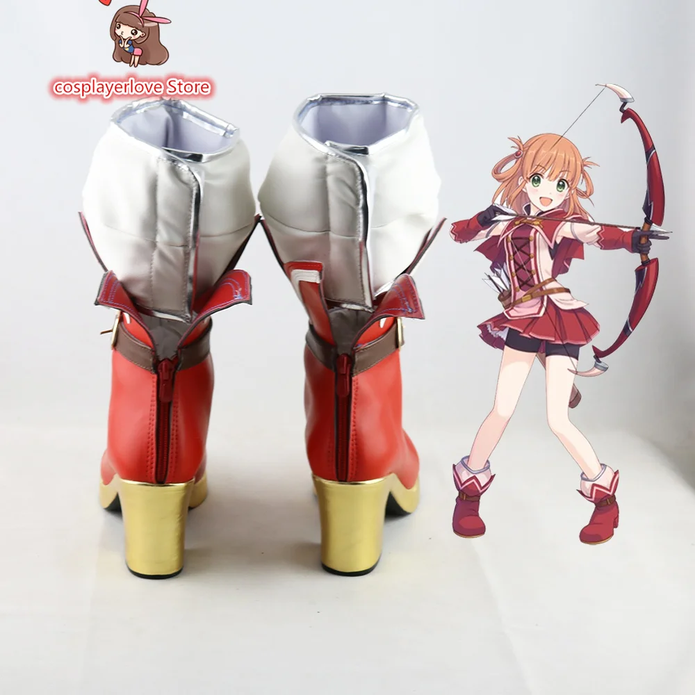 Princesa do anime Connect! Re:Dive Inosaki Rino Cosplay Sapatos Botas Halloween Carnaval Cosplay