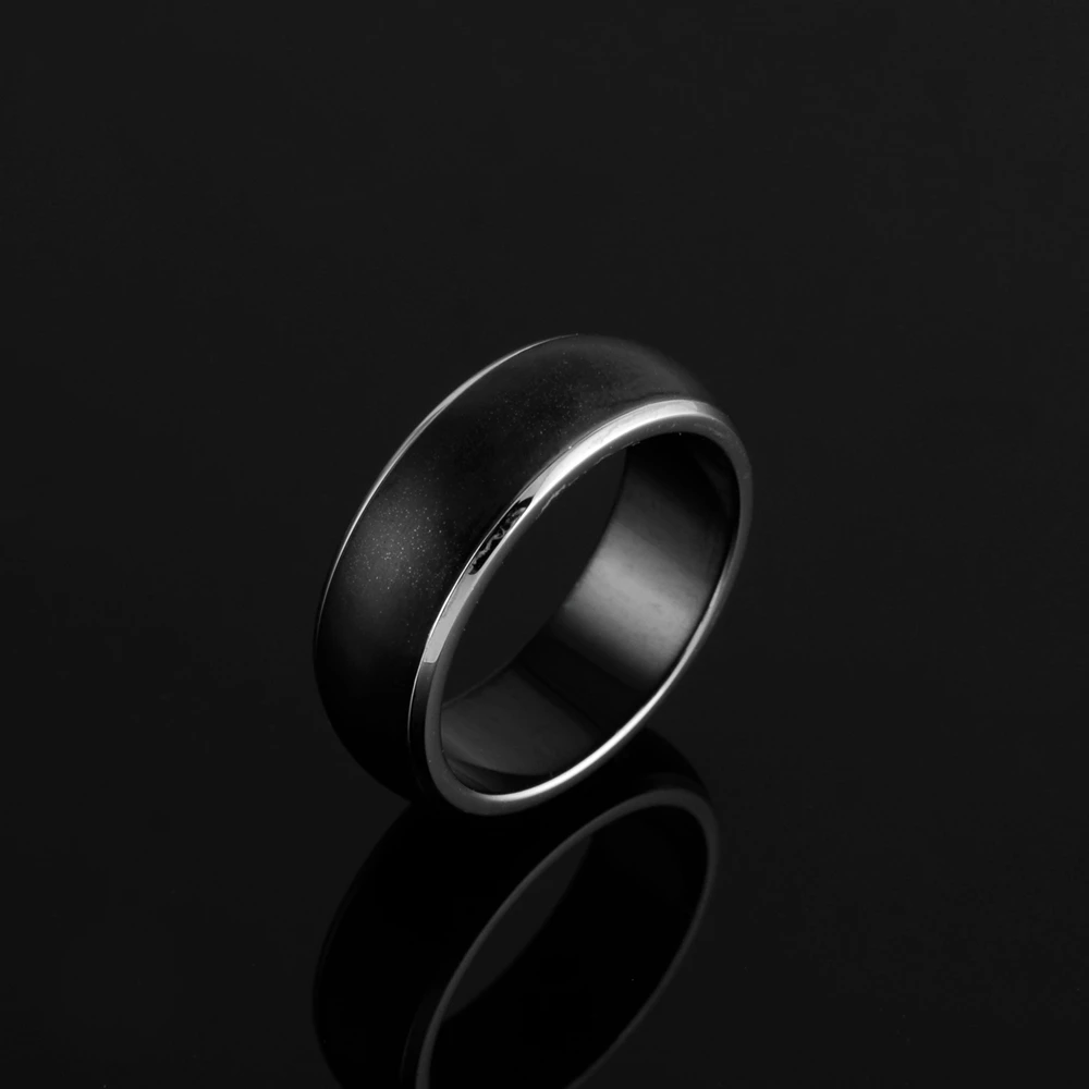 SDA Men Ring 316L Stainless Steel black comfortable rings accept custom name or logo2020 jewelry