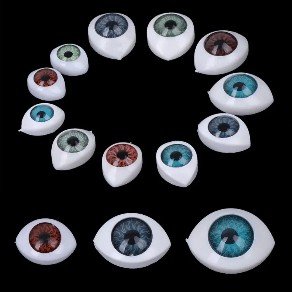 20PCS Plastic Safety Eyes for DIY Toy Eyes Handmade Doll Animal Toy Puppet Making Dinosaur Eyes DIY Craft Accessories