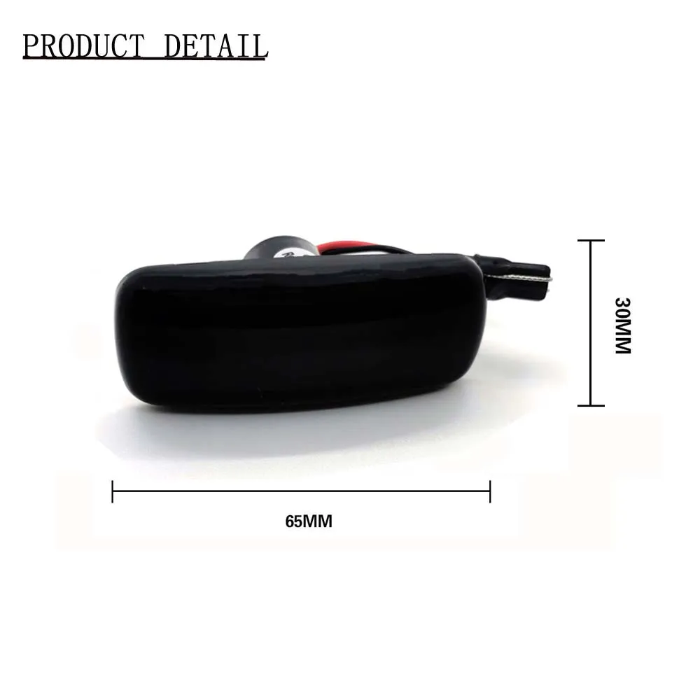 Dynamic LED Side Marker Turn Signal Lights 2007-2014 For Dodge Avenger Grand Caravan Nitro Journey Charger LX Caliber view 6