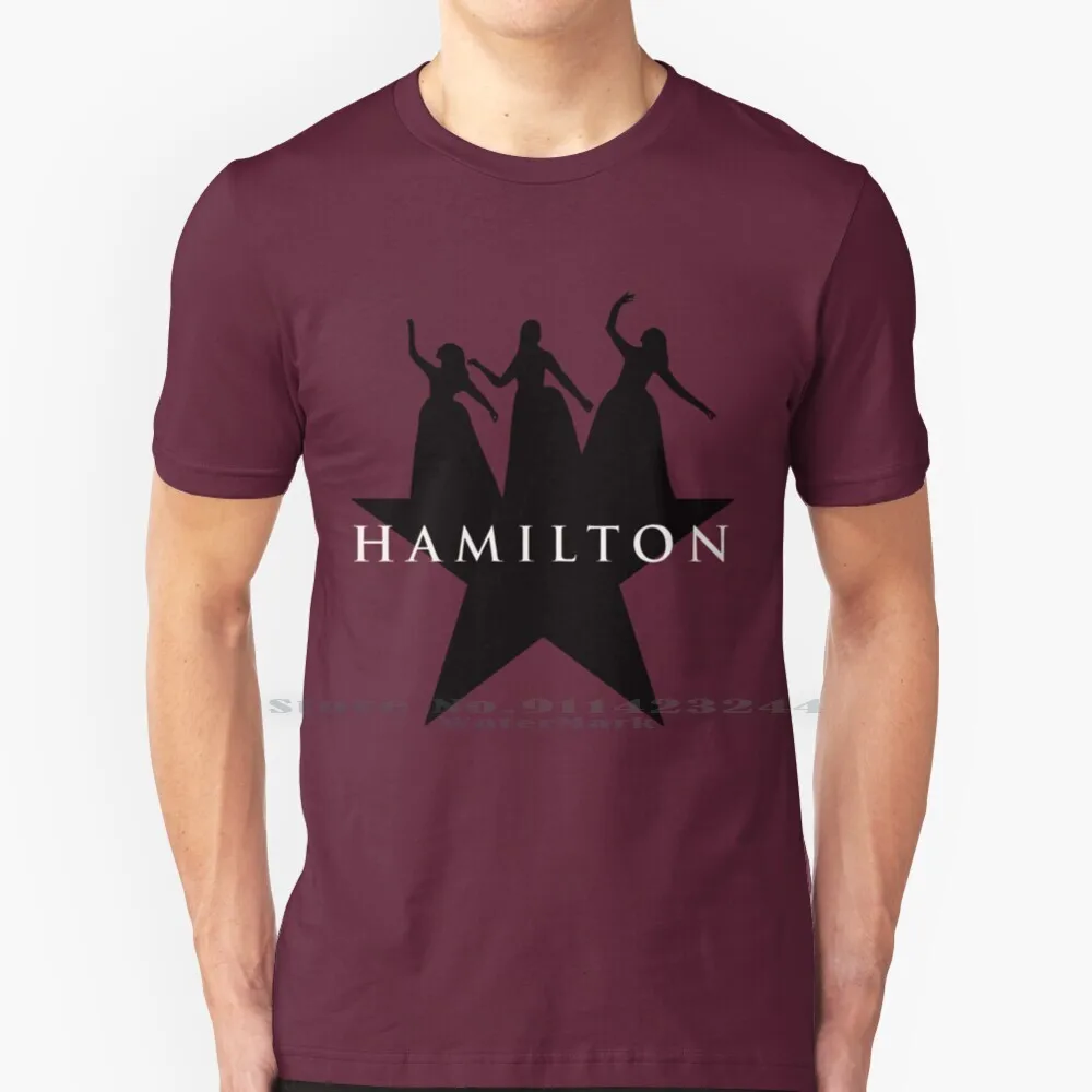 Schuyler Sister Logo 100% Cotton T Shirt Alexander Peggy Angelica Eliza Schuyler Sister Musical Theatre Love Aesthetic Logo