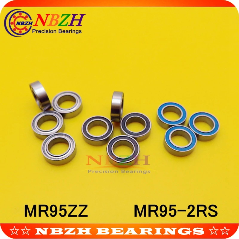 

NBZH bearing MR95ZZ MR95RS SMR95ZZ SMR95-2RS ZZ L-950 High Quality Deep Groove Ball Bearings 5 x 9 x 3mm