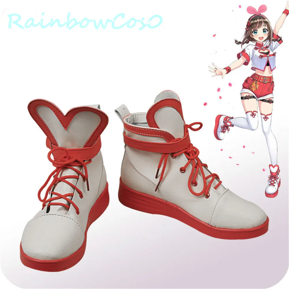 RainbowCos0 Cosplay Shoes Virtual YouTuber Vtuber hololive Kizuna AI Boots Game Anime Halloween