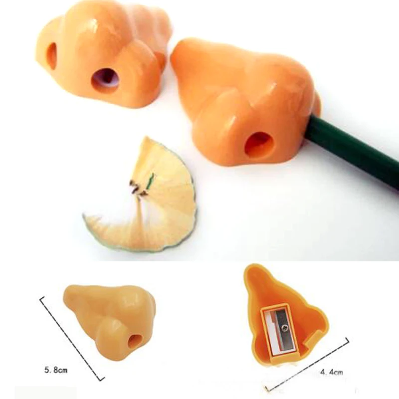 Freeship 6xNovelty Nose Tree Shape Pencil Sharpeners Toy for Kid Party Favors Gifts Goody Loot Bag Pinata Fillers Prize Reward