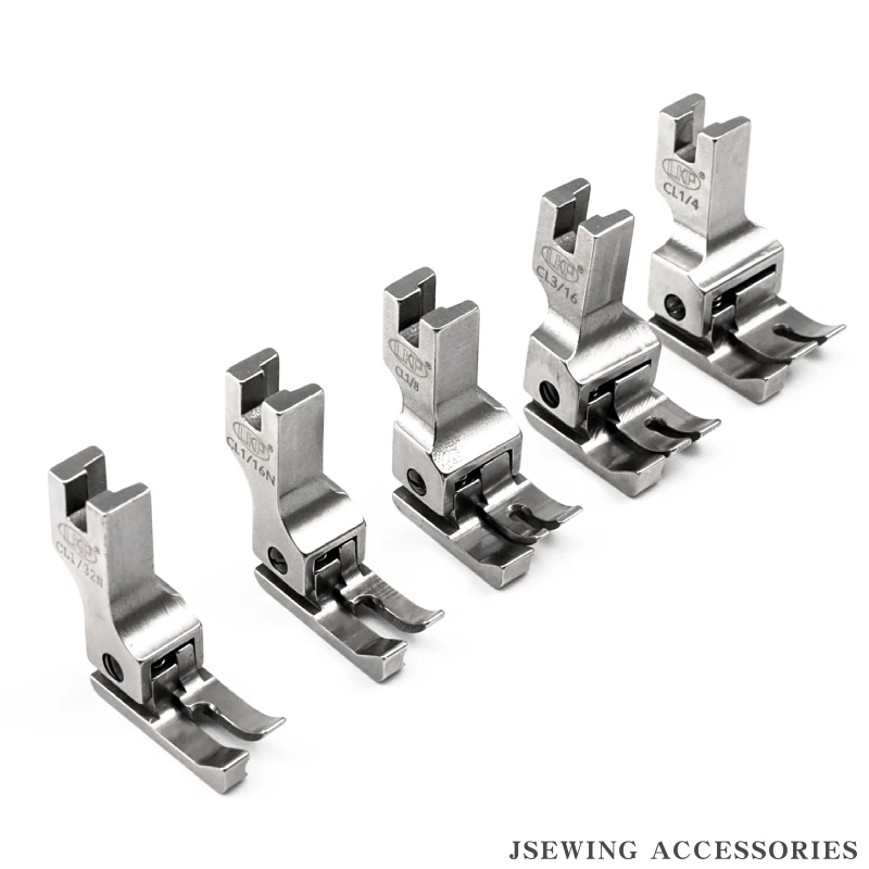 CR1/16N CR1/32N CL1/16N CL1/32N CR1/8 CR1/4 Fit Lockstitch Sewing Machine Right Left Compensating Presser Foot Made By Steel