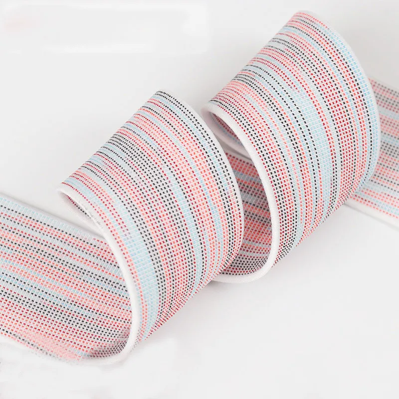 Soft Elastic Band 40mm Colorful Elastic Ribbon Clothing Bags Trousers Elastic Rubber DIY Sewing Accessories Rubber Band 1meter