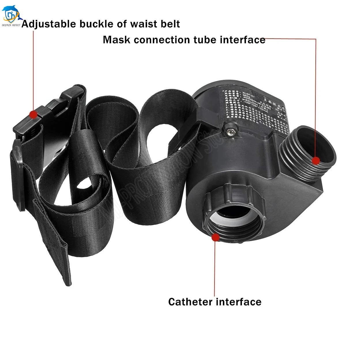 SJL2pc Respirator-System-Device Gas Electric Constant Flow Air Supplied Fed Respirator Half Face Gas Mask Pump 2 Pipe Respirator