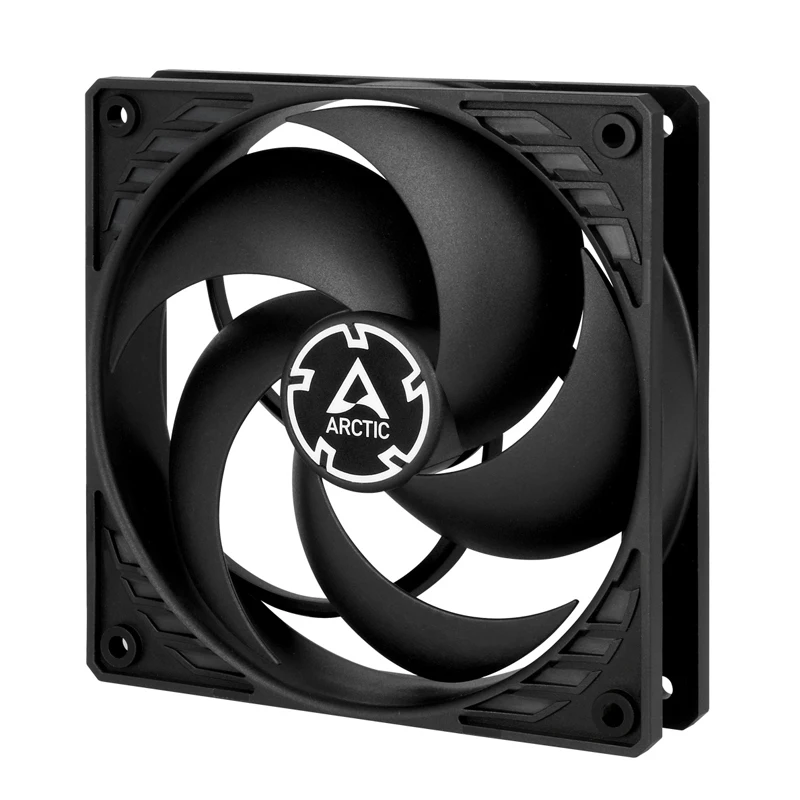 ARCTIC P12 PWM PST CO 4PIN CPU Radiator Silent 120X120X25MM Fan Computer Case Cooler Master 12CM Dual Ball  Bearing,Black