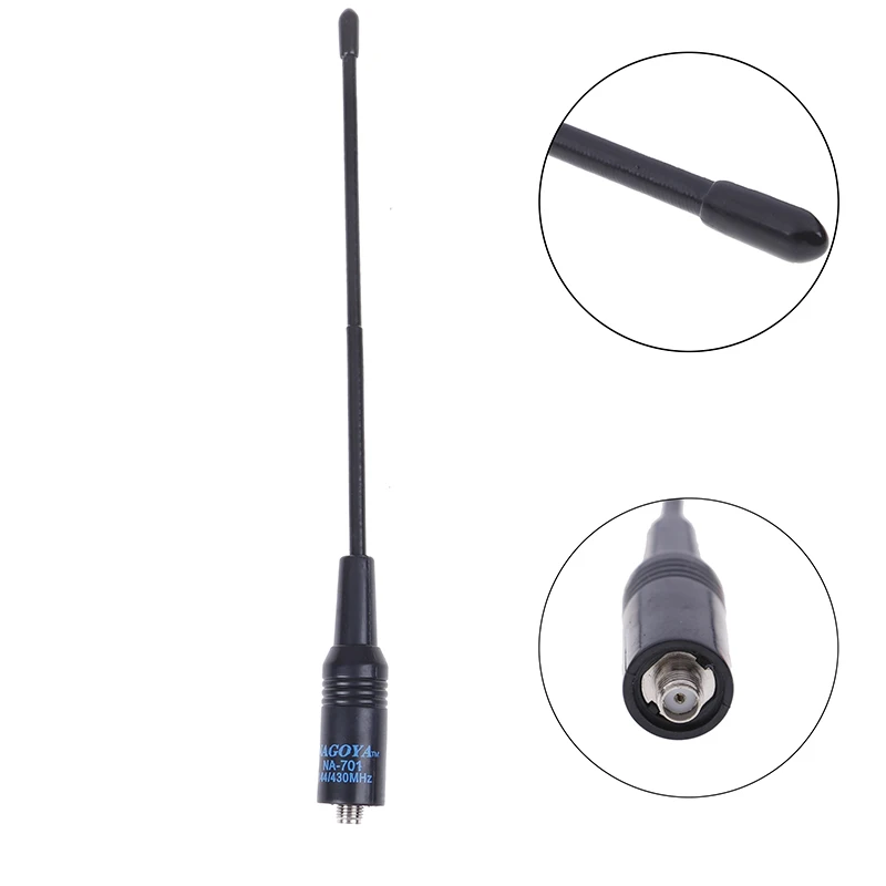 1PC Nagoya NA-701 Booster Antenna Female Band 144/430MHz Antenna For Walkie Talkie  Radio