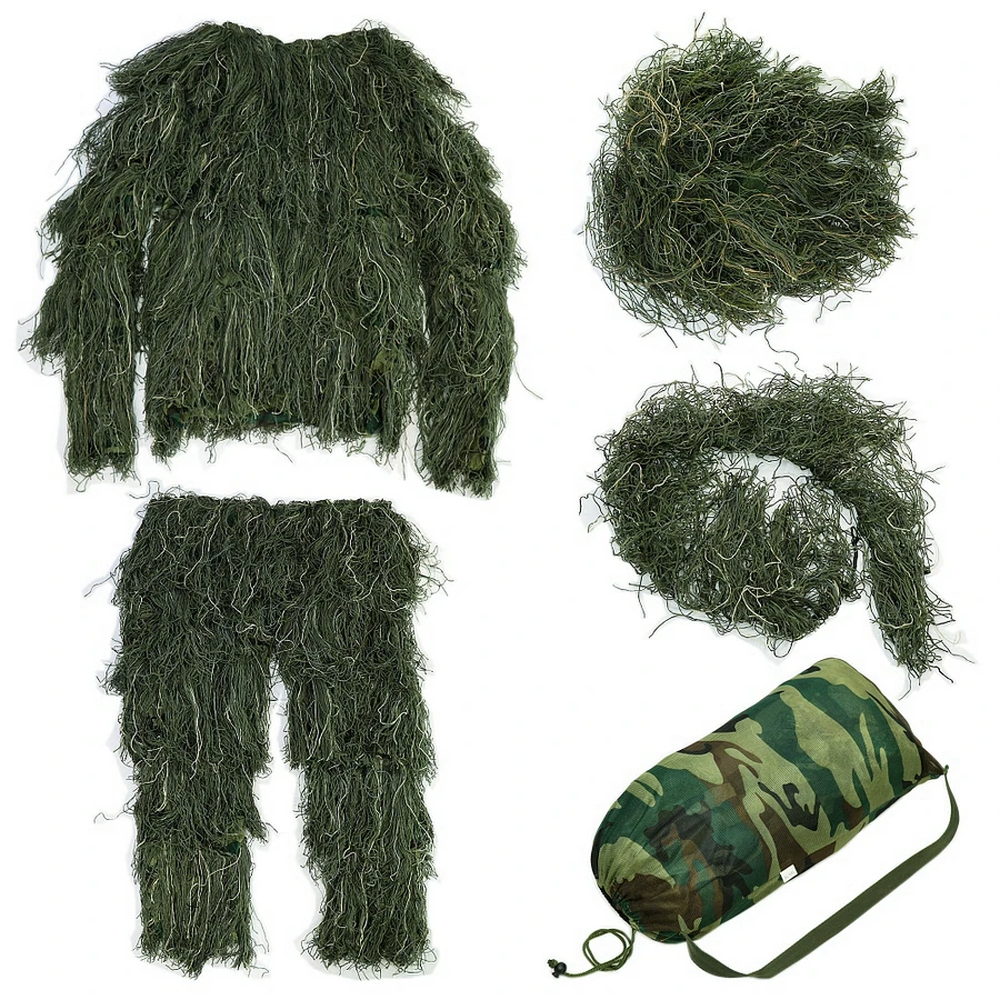 

Camouflage Hunting 3D Ghillie Clothing Hunting Shooting Clothes Sniper Suits