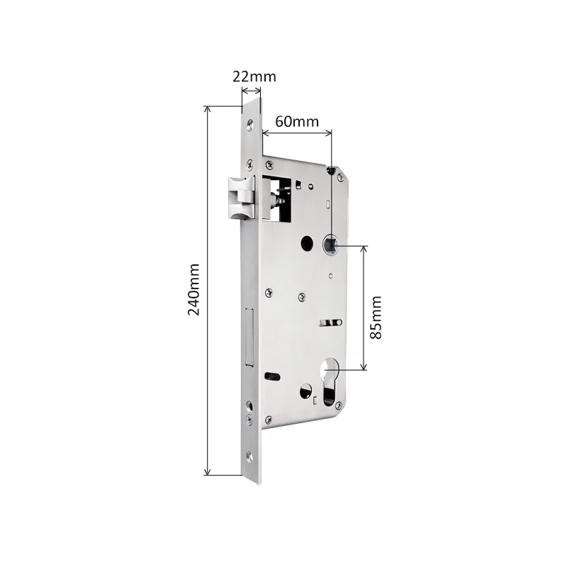 3585 4585 6085 schloss Körper Einsteckschloss für Aluminium tür Smart Lock