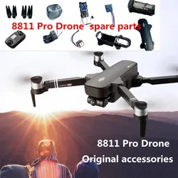 Oryginalne akcesoria do 8811 Pro Drone Battery Drone Shell Motor Propeller Maple Leaf Camera itp. do części zamiennej 8811 Pro Dron