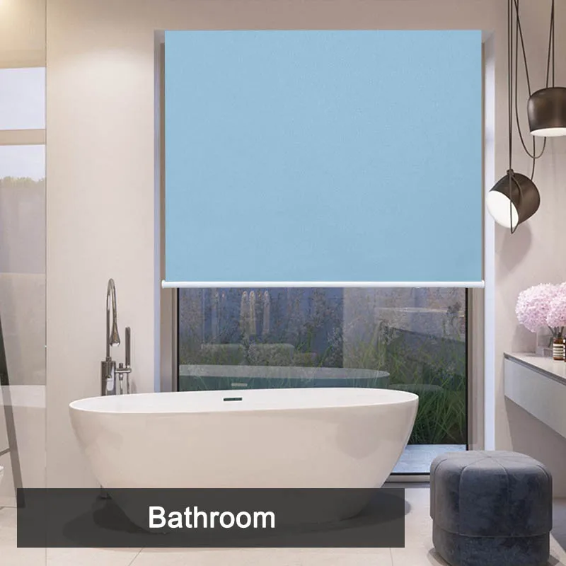 SUNFREE Drilling System Roller Blinds Light transmission and blackout high quality curtains for bedroom kitchen custom size