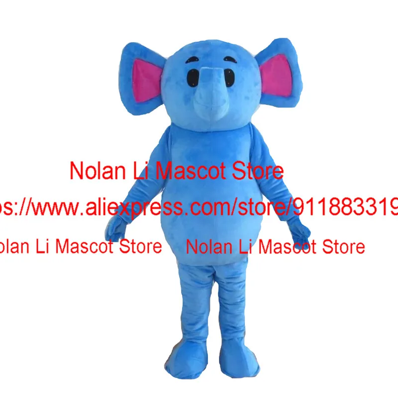 Fashion Design Elephant Mascot Costume Cartoon Suit Role-Playing Movie Props Masquerade Walking Advertising Display 1238