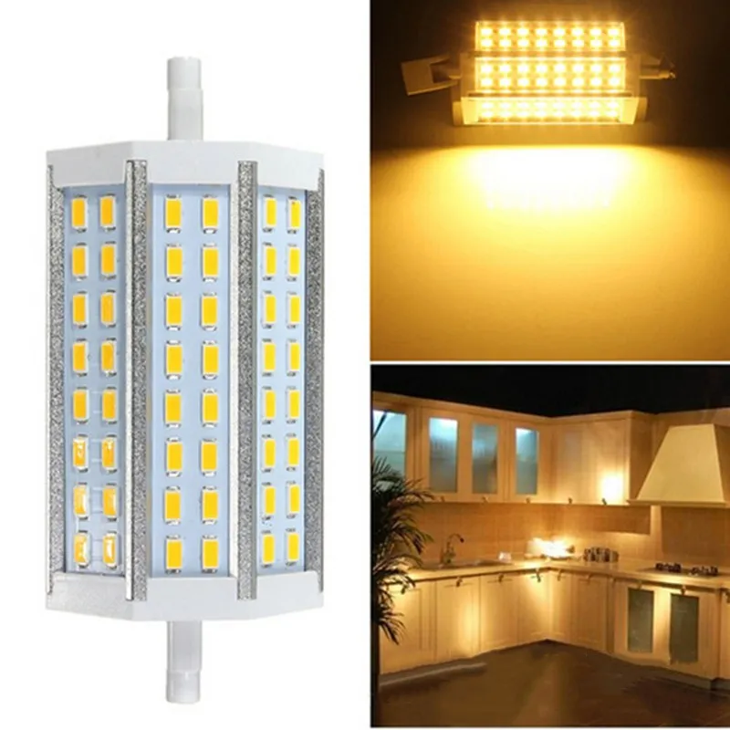 Imagem -06 - Lâmpada Led Regulável sem Ventilador Lâmpada R7s Luz R7s J118 ac 220v Branco Quente Branco Frio 78 mm 118 mm 135 mm