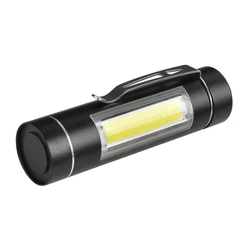 LED COB MINI Flashlight Torch LED 1 Mode use 14500 Battery For Reading Camping working lantern Portable Penlight  Outdoor