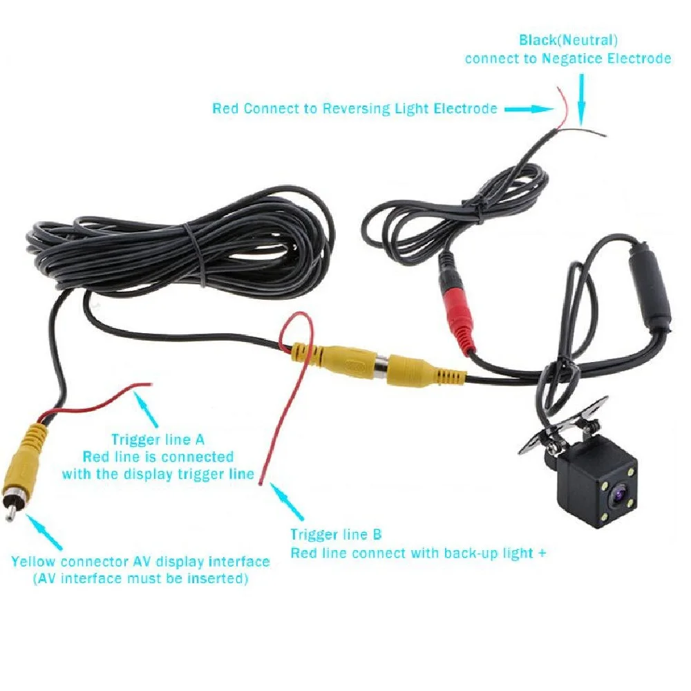 RCD-151 Car Parking Rear View Reverse Camera For Opel Astra H J/Zafira/Vectra/Fiat Linea/Grande Punto Back up Camera