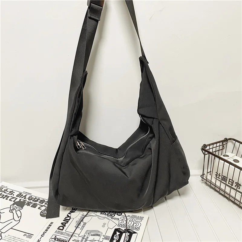 Brand High Quality Nylon Shoulder Bag South Korean style Large Capacity Leisure Or Travel Bag Unisex Fashion Solid Package